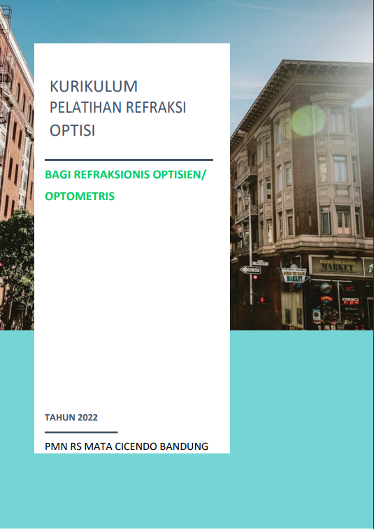 Cover Pelatihan Refraksi Optisi bagi Refraksionis Optisien/Optometris / Pusat Mata Nasional RS. Mata Cicendo