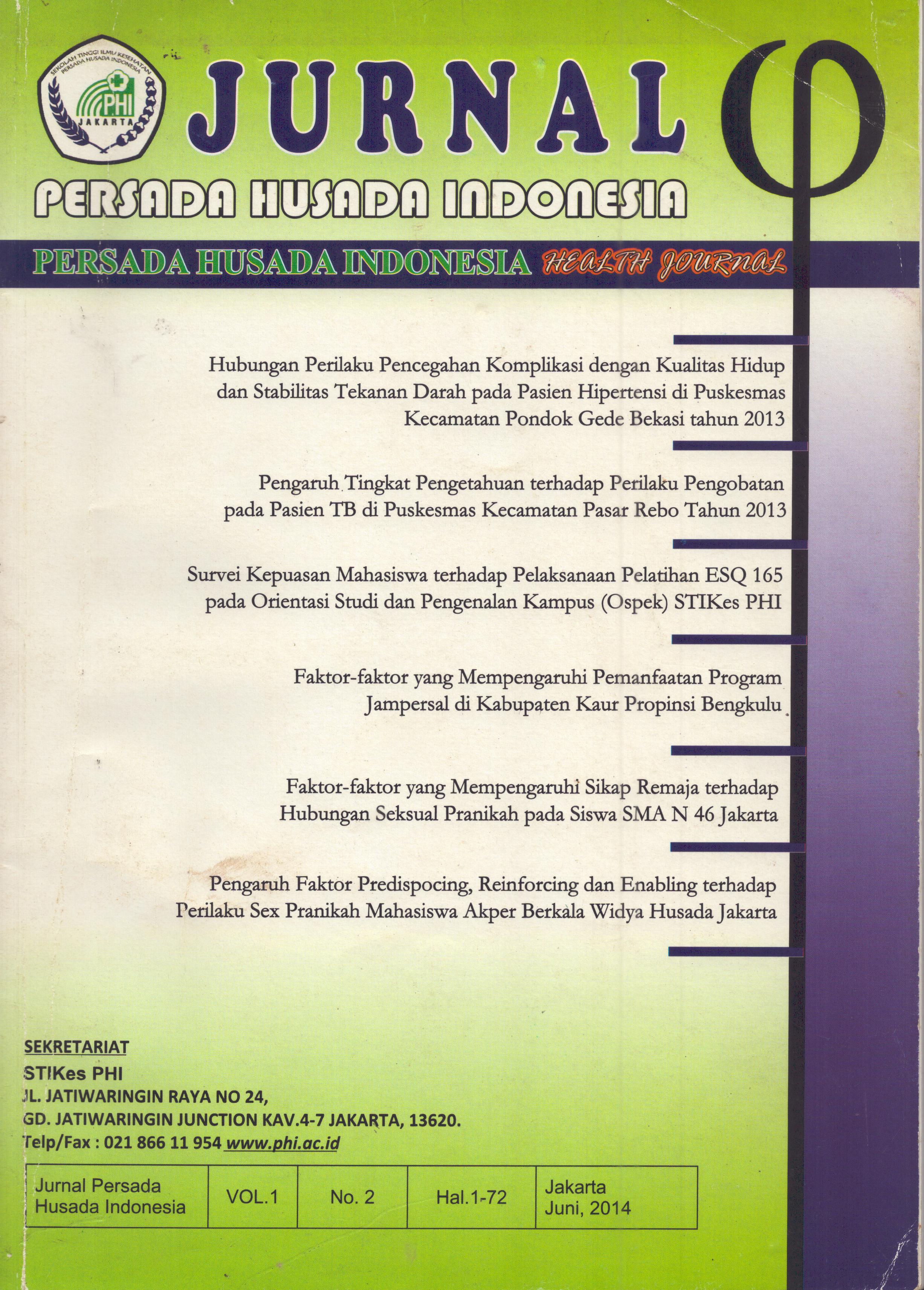Cover Persada Husada Indonesia 2 / Dr. Qomariah Alwi, SKM., M.Med.Sc