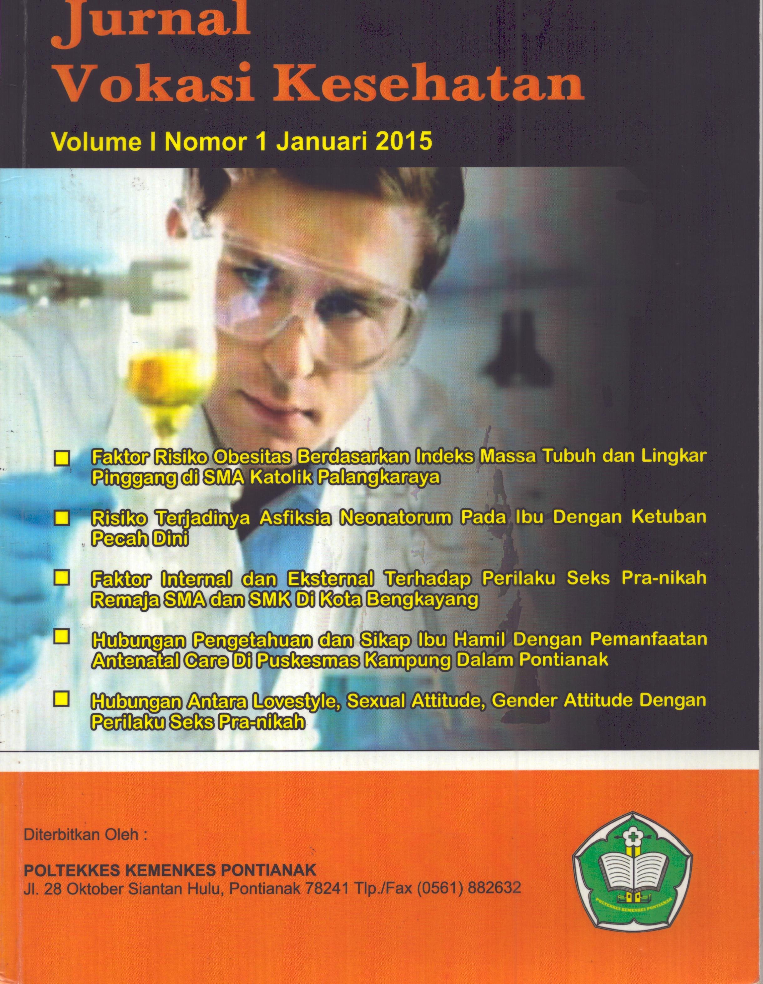 Cover Vokasi Kesehatan 1 1 / Politeknik Kesehatan Kementerian Kesehatan Pontianak