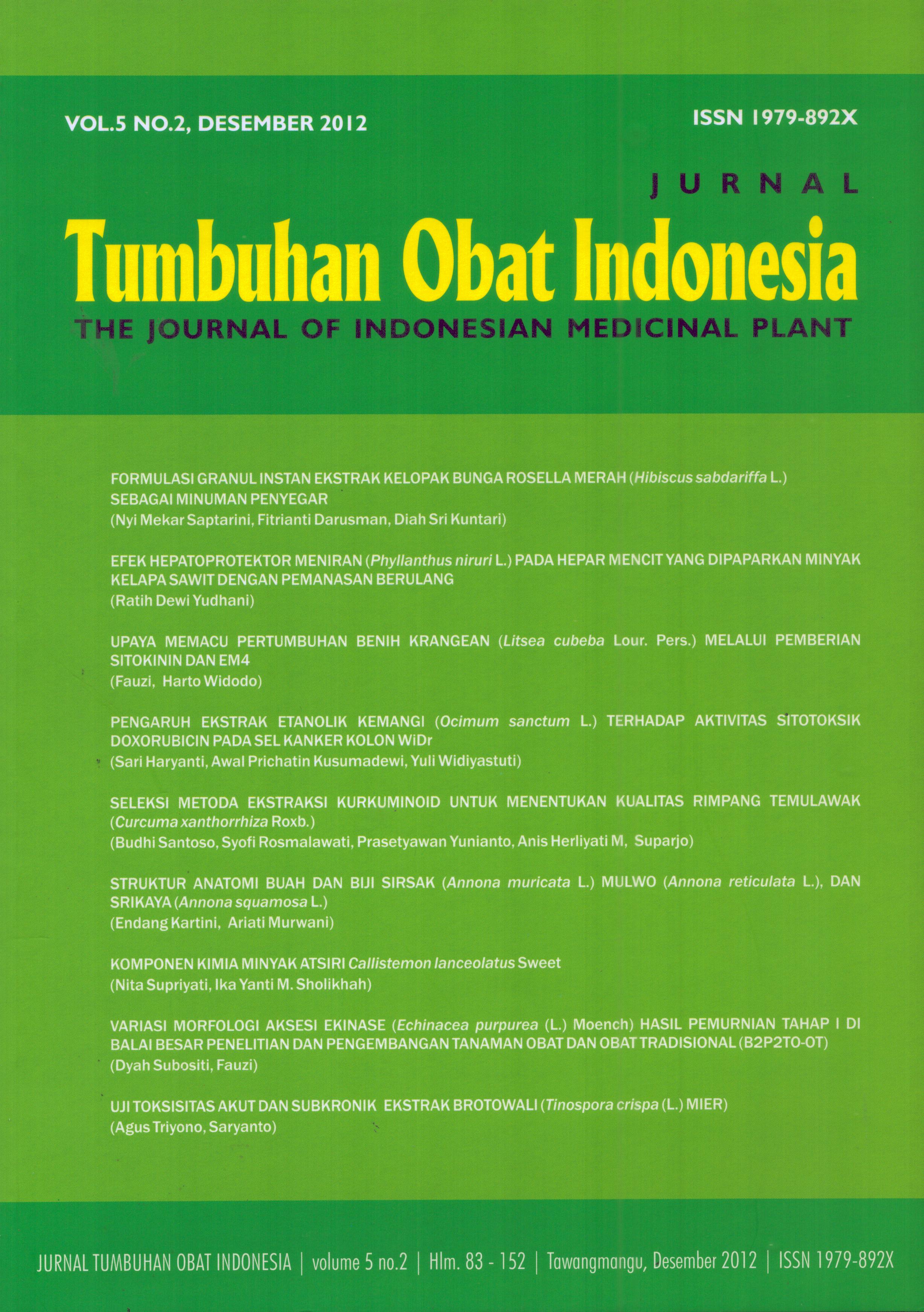 Cover Tumbuhan Obat Indonesia 6 / Badan Penelitian dan Pengembangan Kesehatan