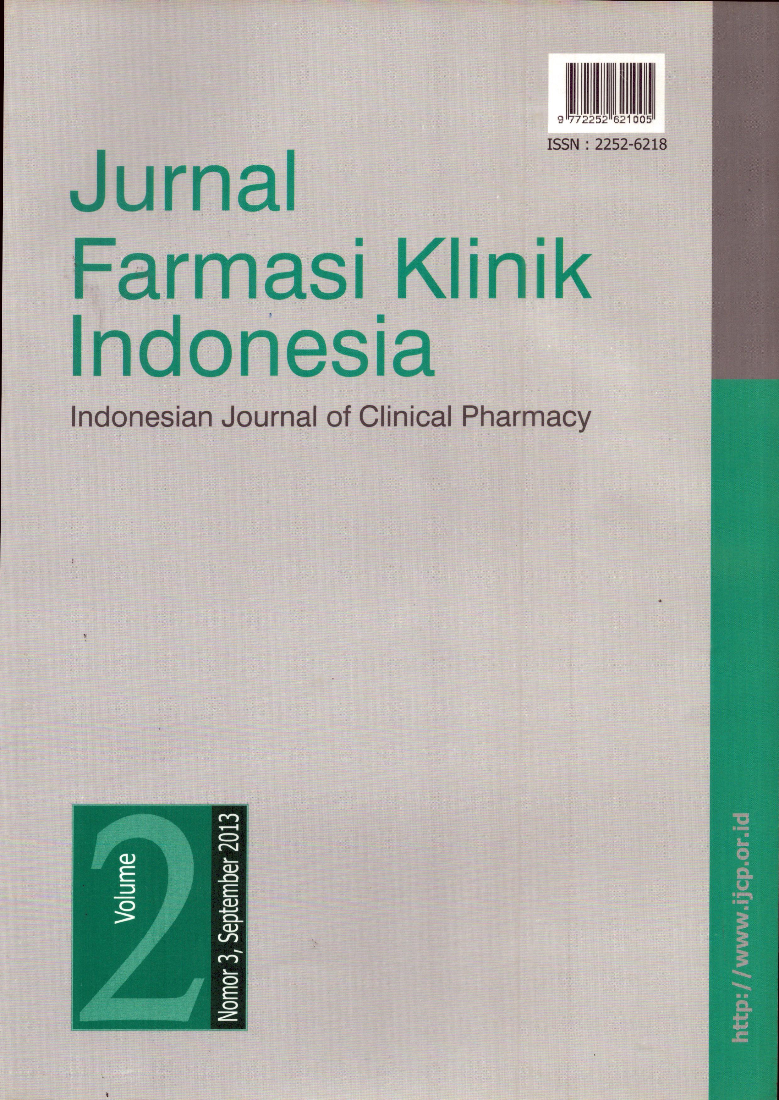 Cover Farmasi Klinik Indonesia 3 / Universitas Padjajaran