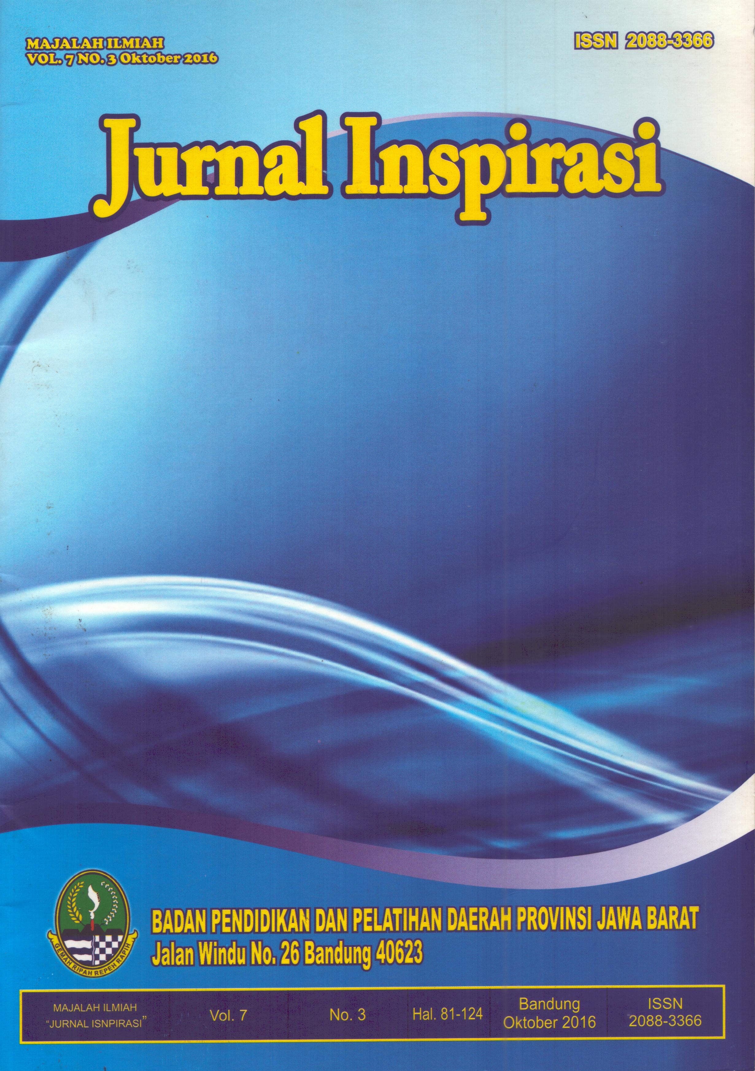 Cover Inspirasi Karya Tulis Ilmiah / Badan Pendidikan dan Pelatihan Provinsi Jawa Barat