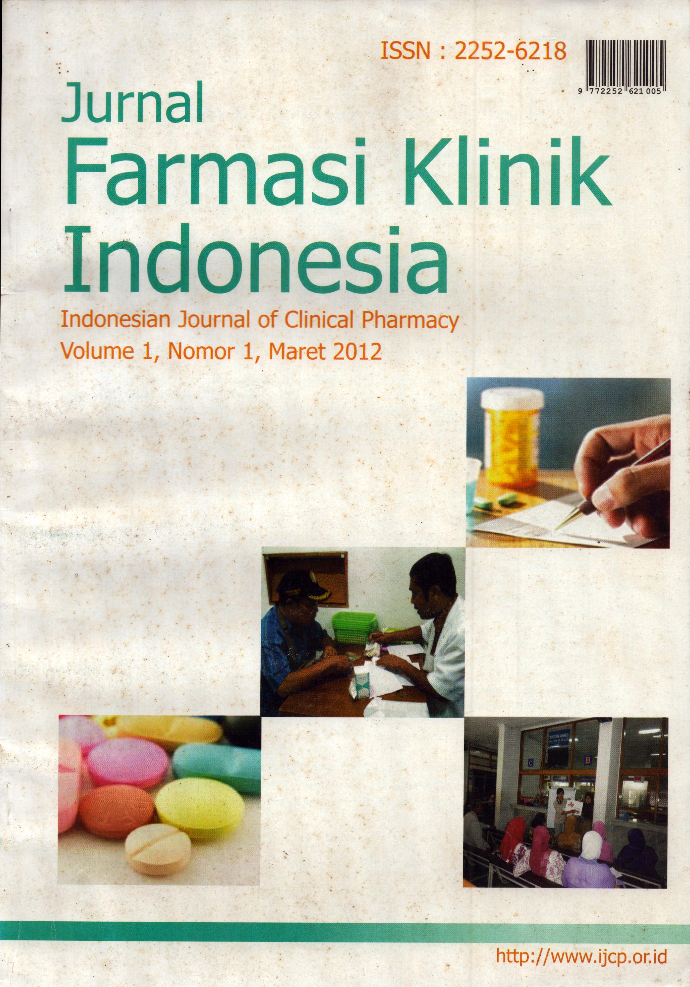 Cover Farmasi Klinik Indonesia 1 / Universitas Padjajaran