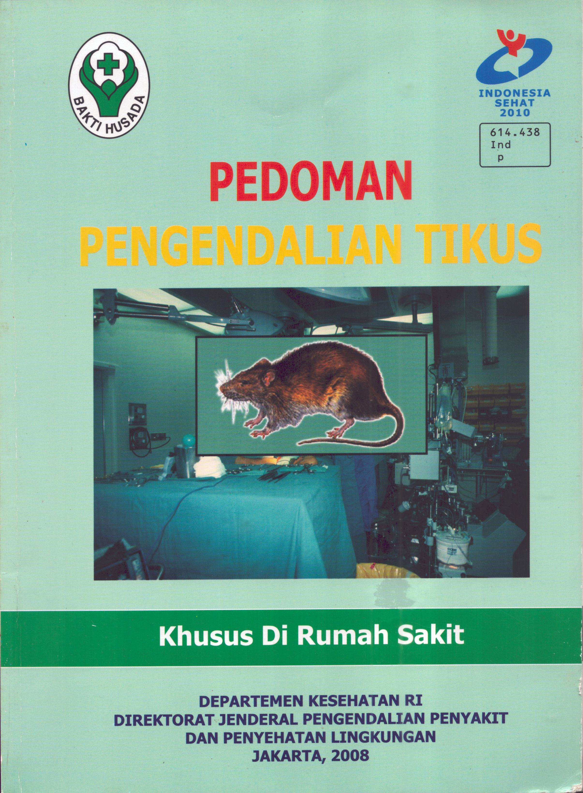Cover Pedoman Pengendalian Tikus / Departemen Kesehatan