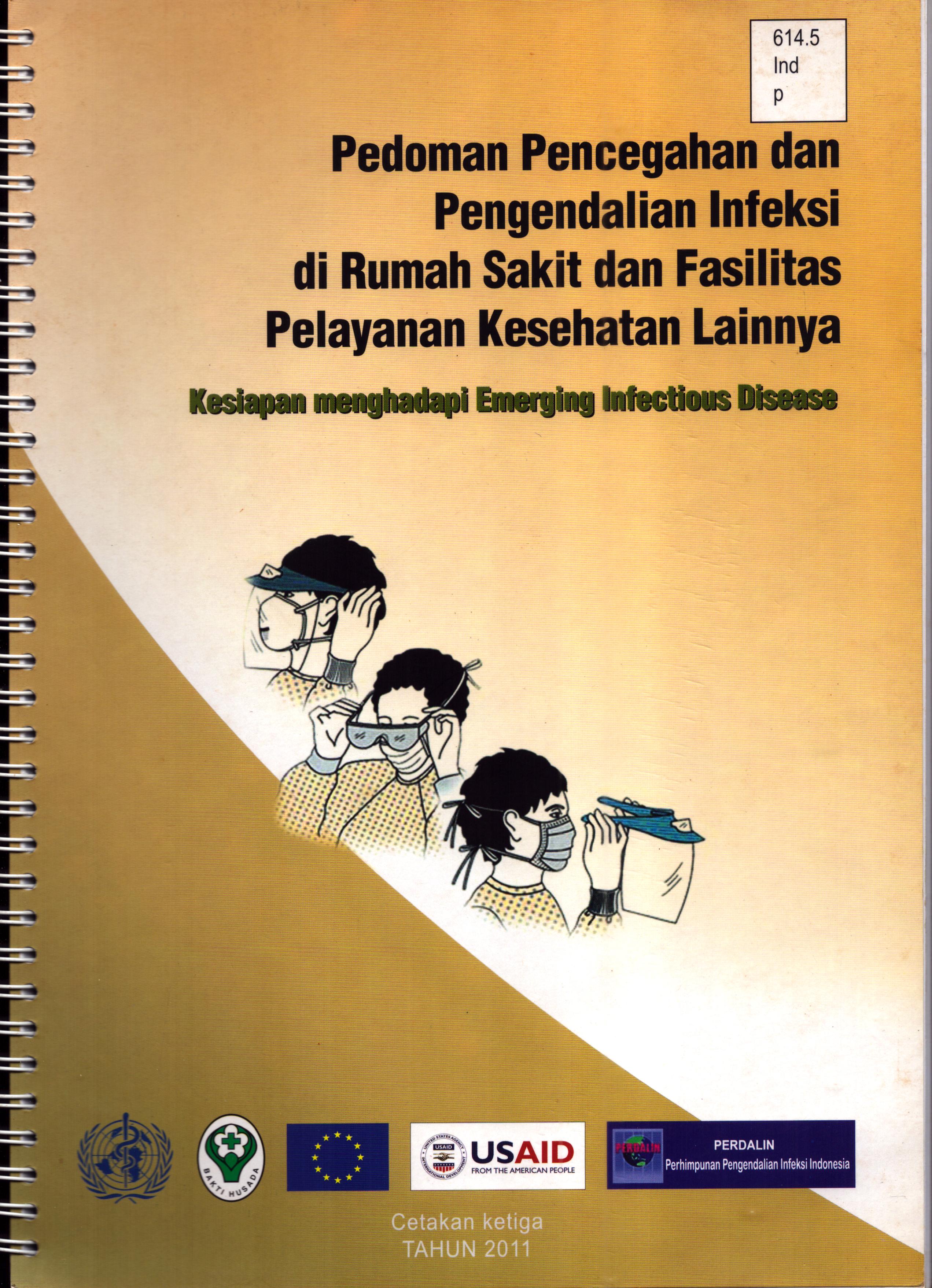 Cover Pedoman Pencegahan dan Pengendalian Infeksi di Rumah Sakit dan Fasilitas Pelayanan Kesehatan Lainnya / Kementerian Kesehatan