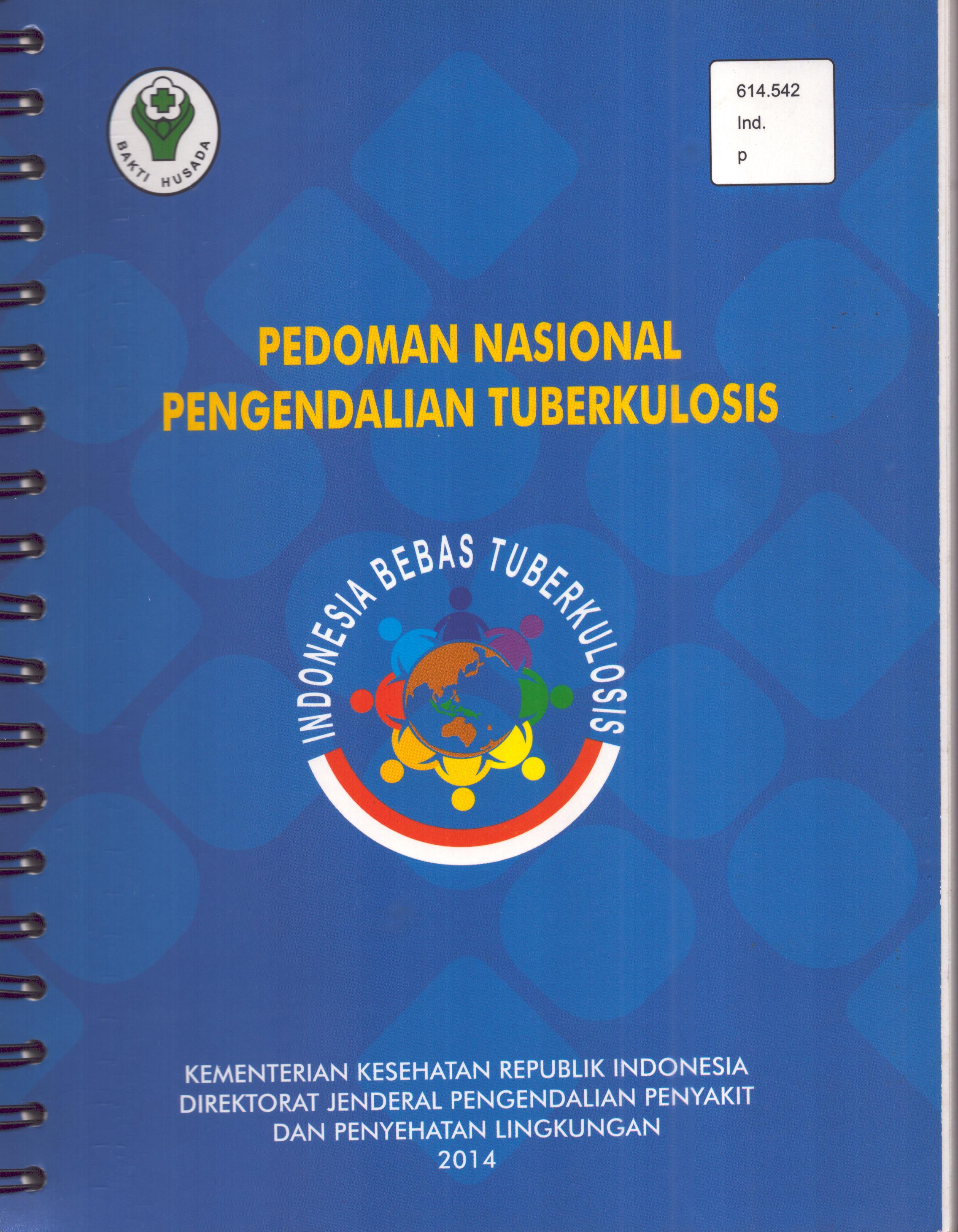 Cover Pedoman Nasional Pengendalian Tuberkulosis / Kementerian Kesehatan