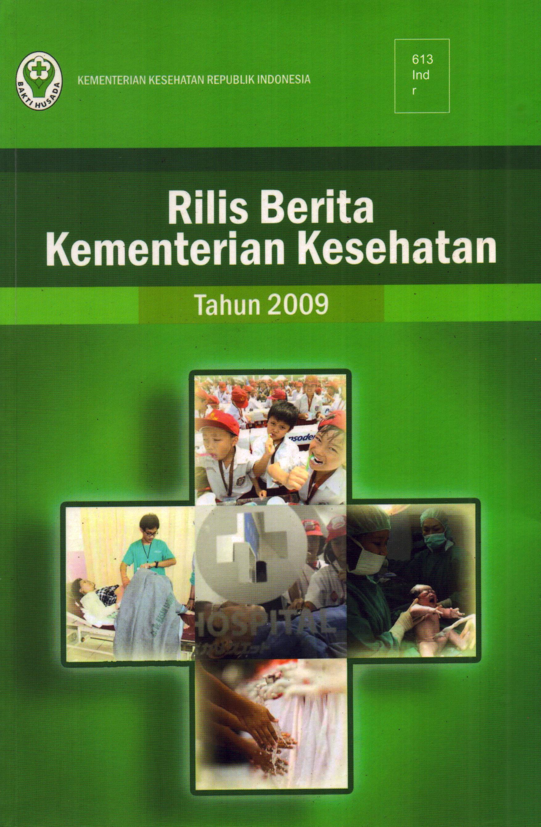 Cover Rilis Berita Kementerian Kesehatan Tahun 2009 / Kementerian Kesehatan