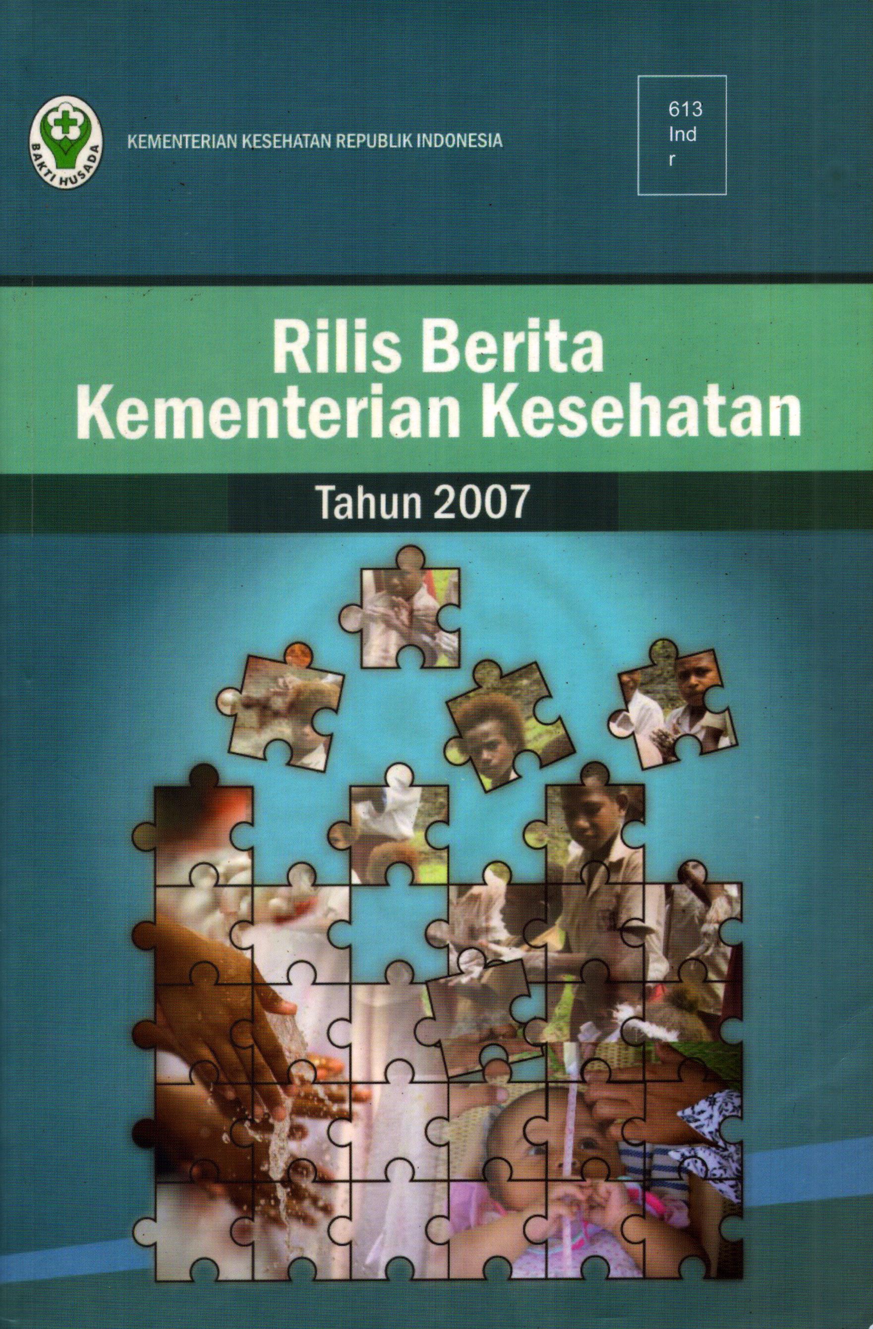 Cover Rilis Berita Kementerian Kesehatan Tahun 2007 / Kementerian Kesehatan