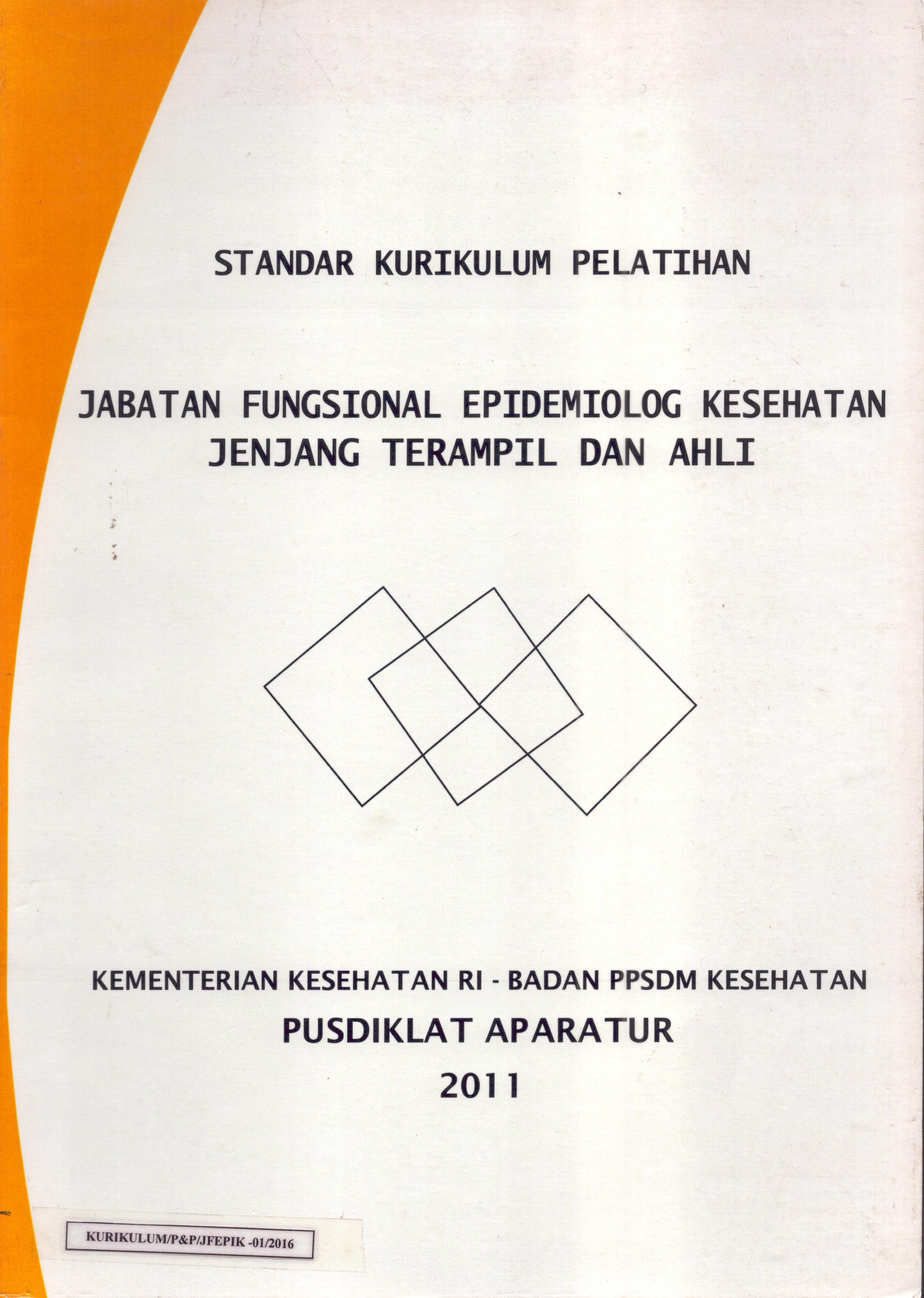 Cover Jabatan Fungsional Sanitarian Jenjang Terampil dan Ahli :  Modul Pelatihan / Kementerian Kesehatan