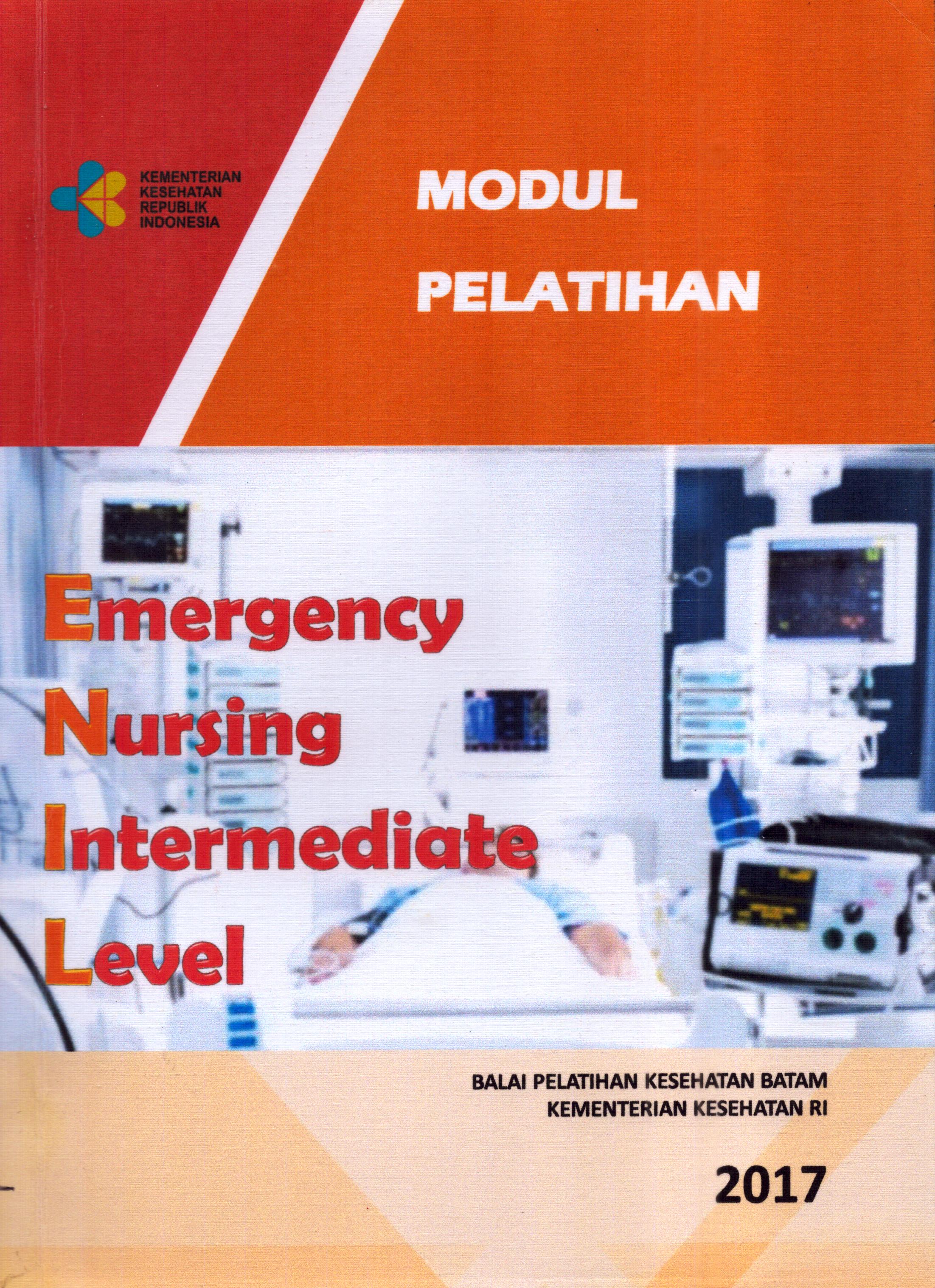 Cover Emergency Nursing Intermediate Level 2017 / Kementerian Kesehatan