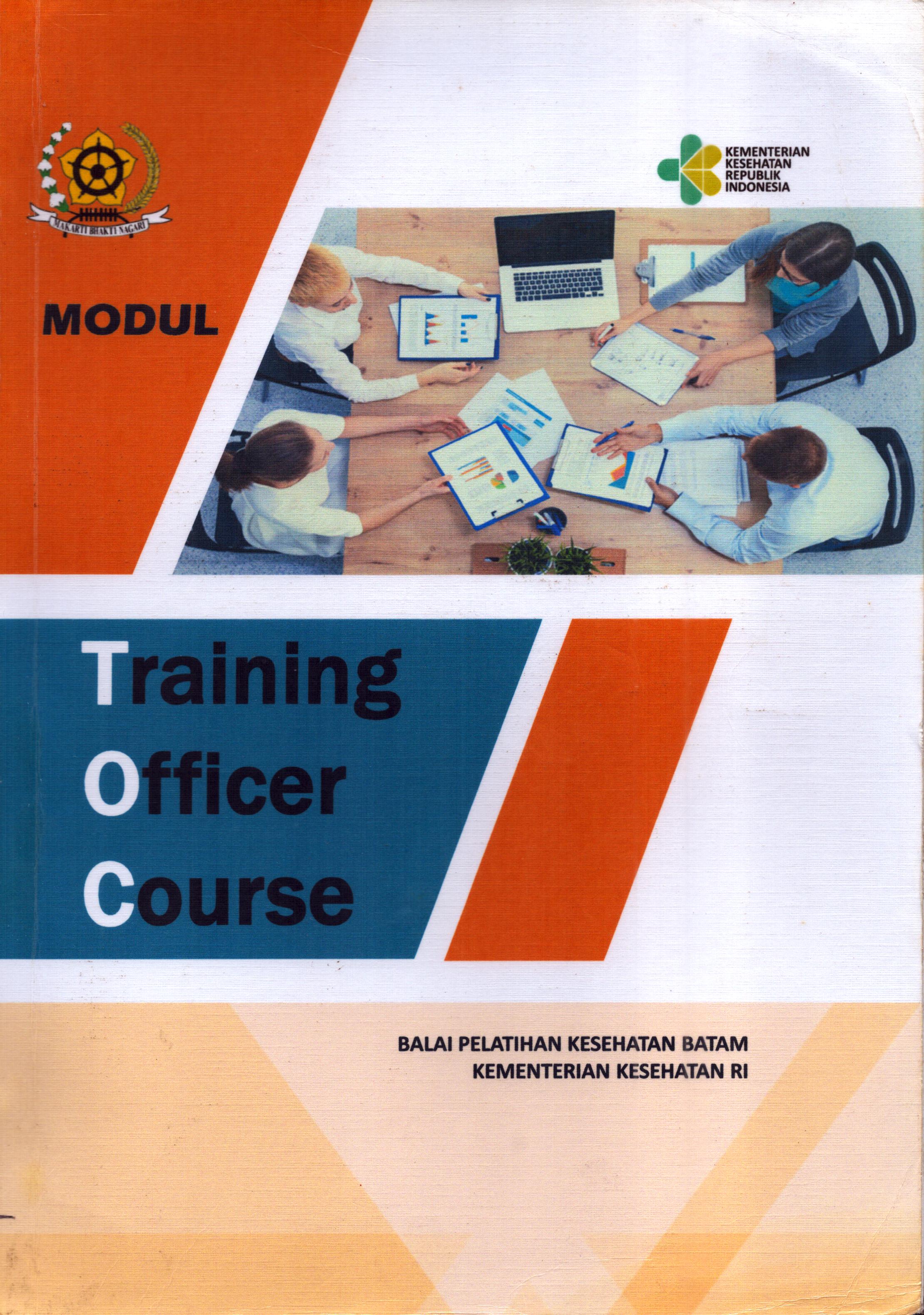 Cover Training Officer Course. / Lembaga Administrasi Negara - Republik Indonesia