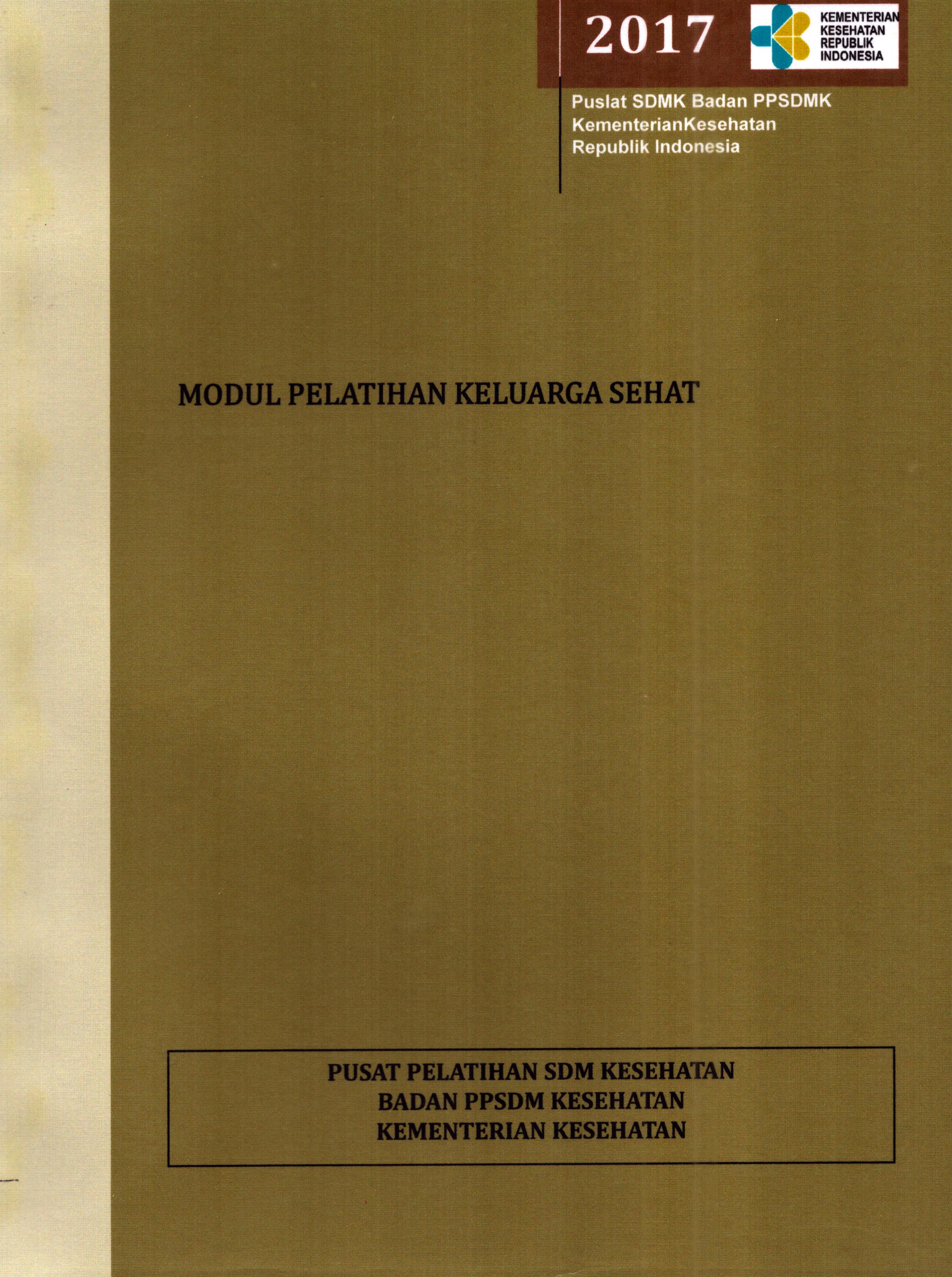 Cover Pelatihan Keluarga Sehat / Kementerian Kesehatan