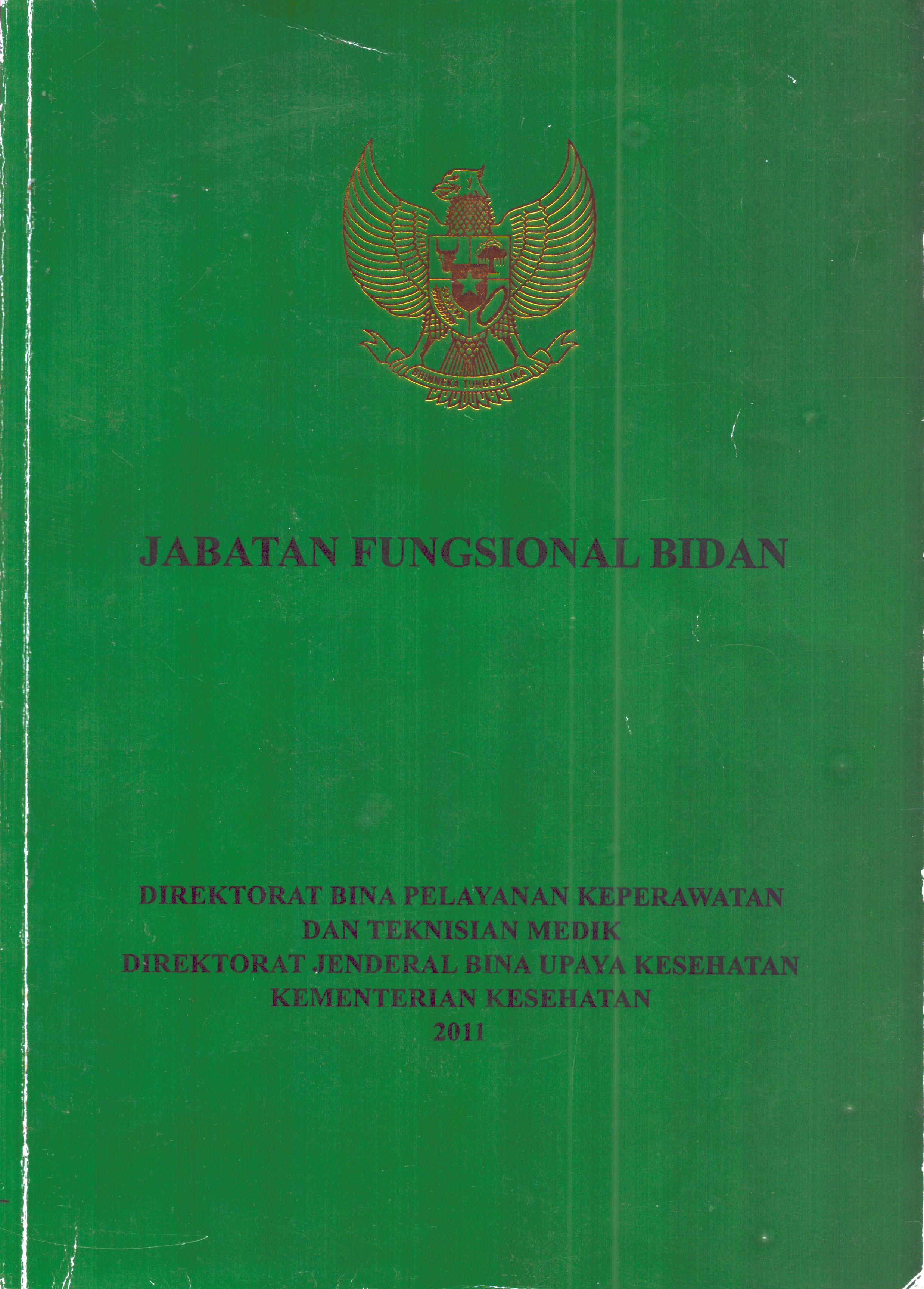 Cover Jabatan Fungsinal Bidan / Direktorat Jenderal Bina Upaya Kesehatan