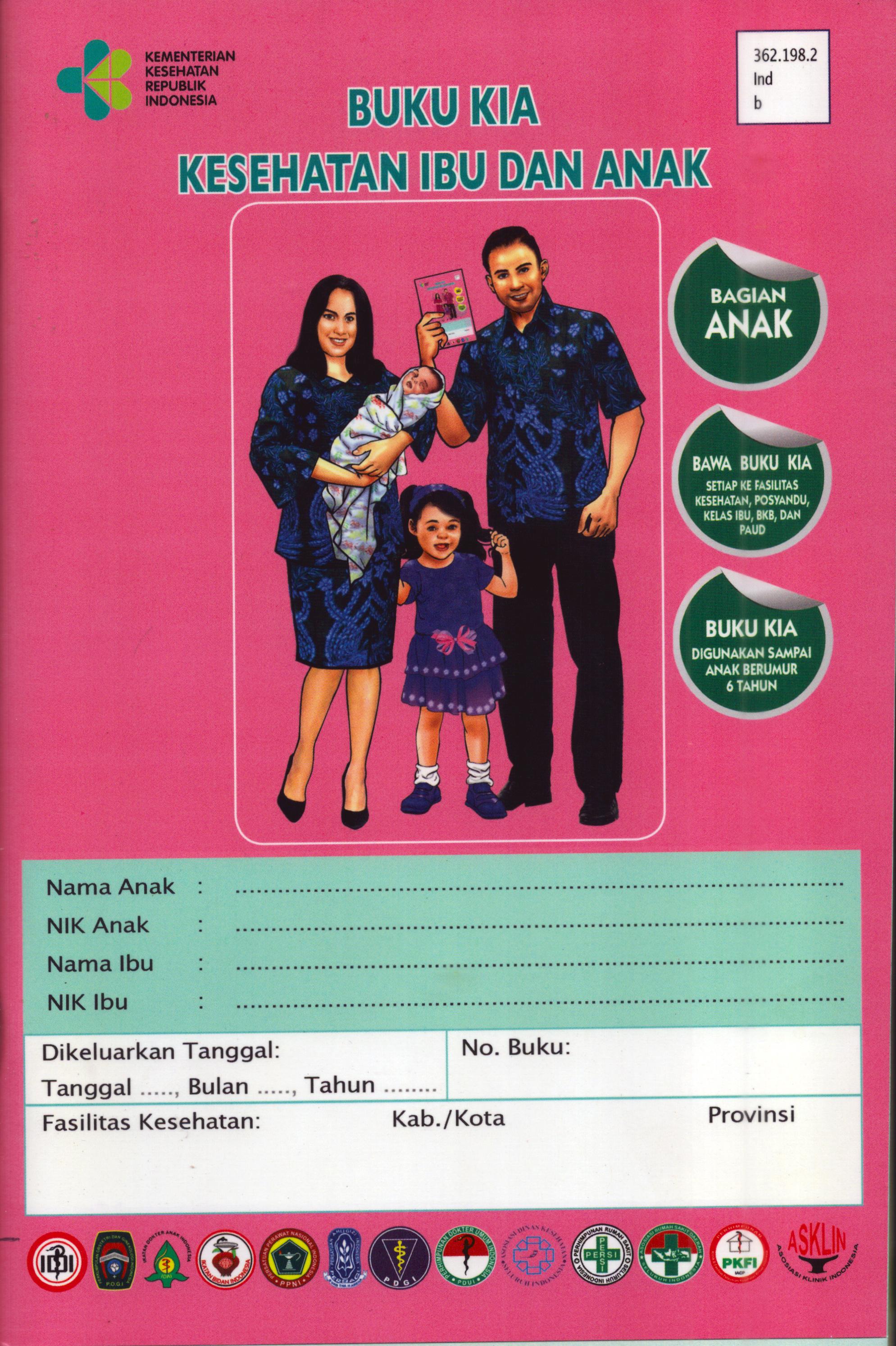 Cover Buku Kesehatan Ibu dan Anak / Kementerian Kesehatan