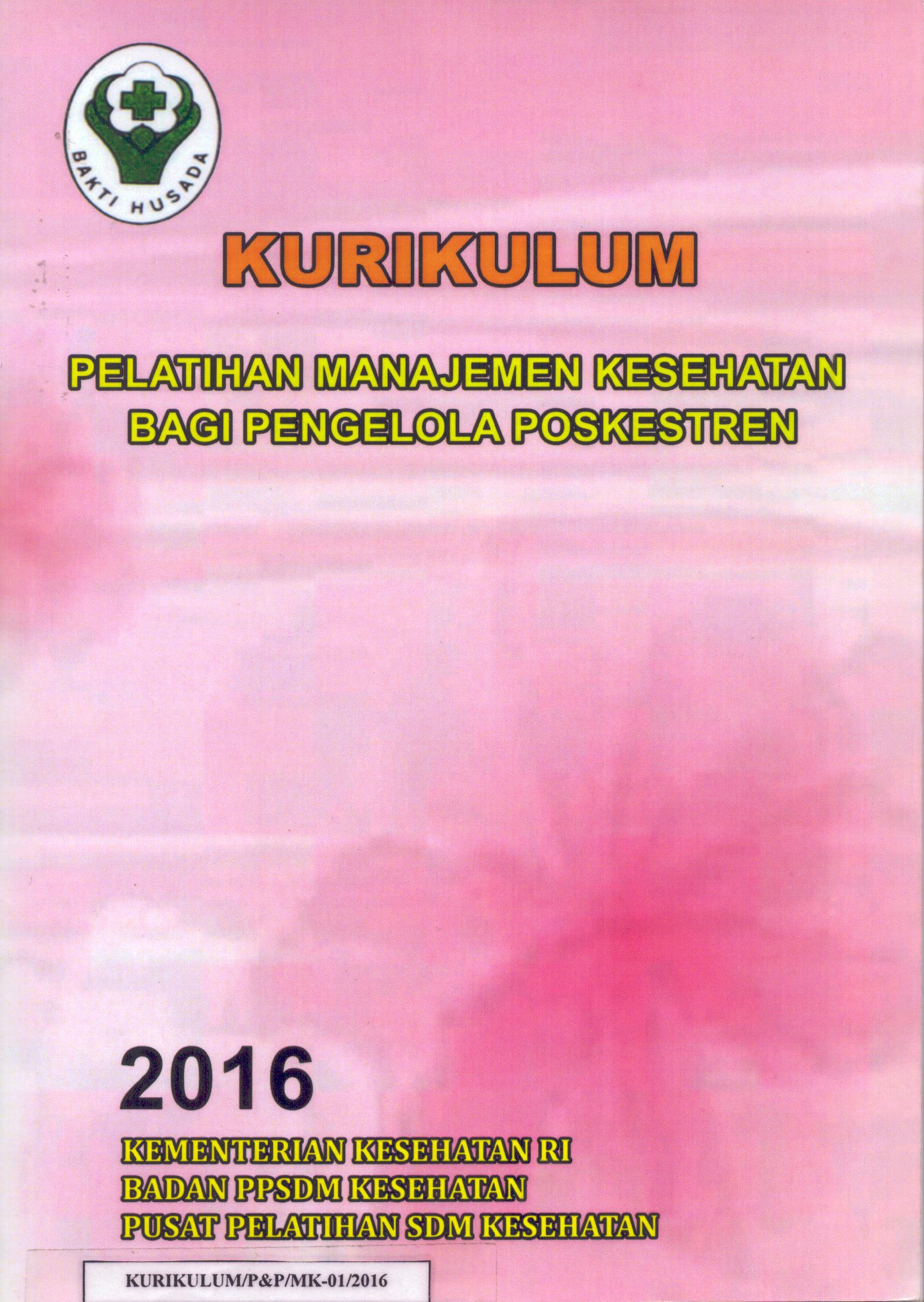 Cover Pelatihan Manajemen kesehatan bagi Pengelola Poskestren / Badan Pengembangan dan Pemberdayaan Sumber Daya Manusia Kesehatan