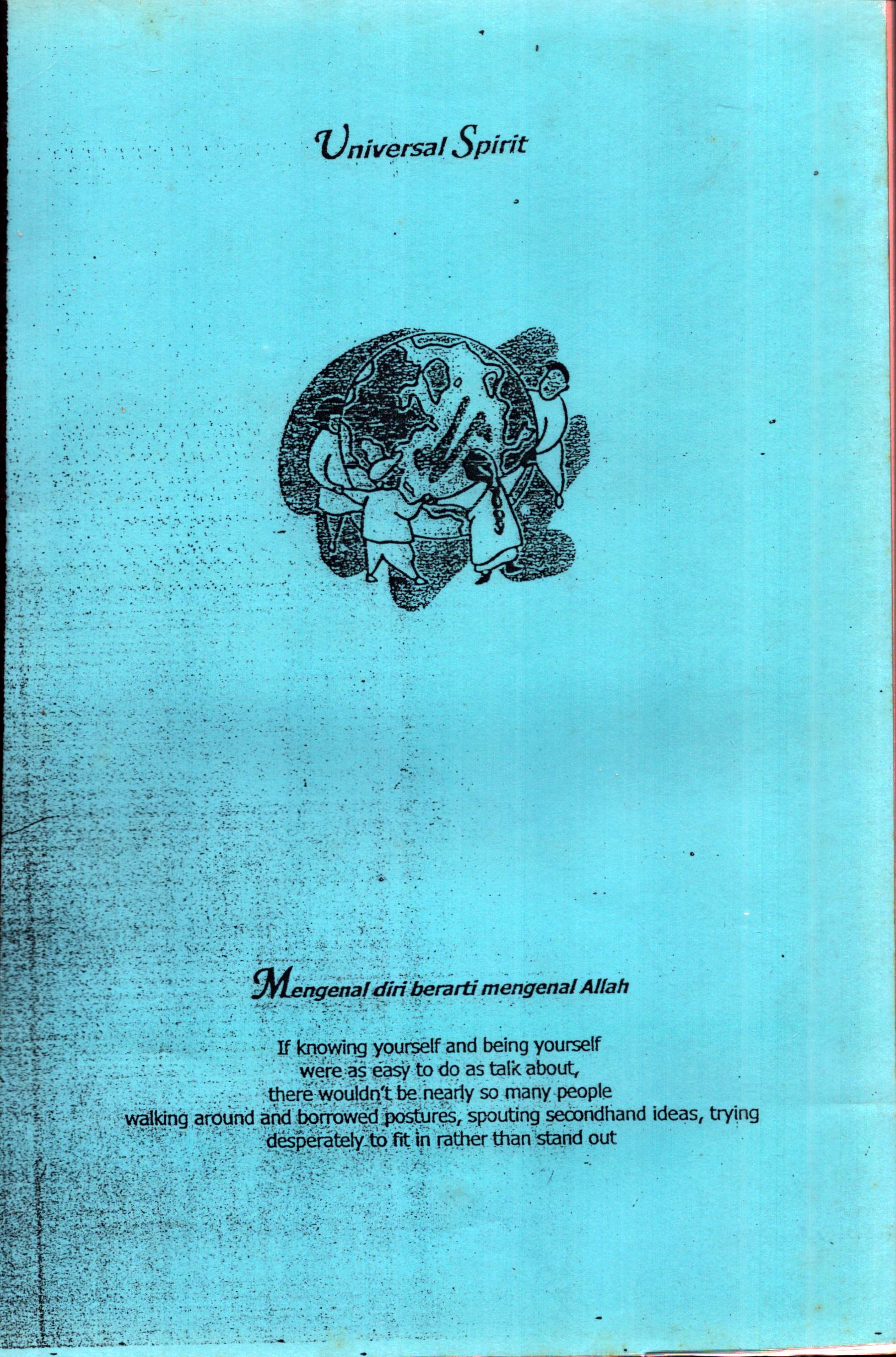 Cover Mengenal Diri Berarti Mengenal Allah / Universal Spirit