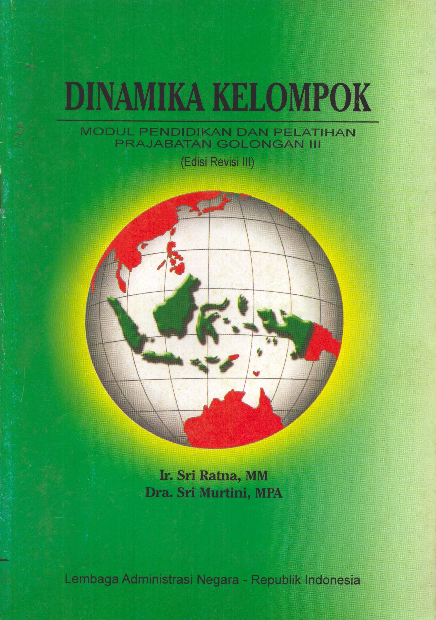 Cover Modul Prajab Gol.III : Dinamika Kelompok / Lembaga Administrasi Negara - Republik Indonesia