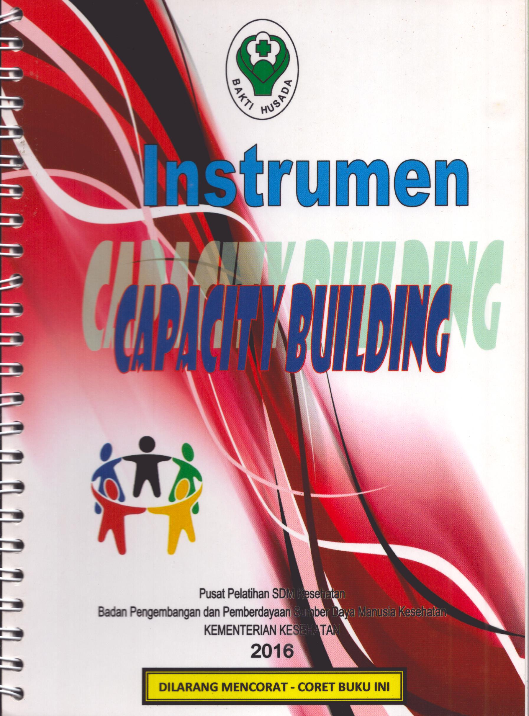 Cover Instrumen Capacity Building / Badan Pengembangan dan Pemberdayaan Sumber Daya Manusia Kesehatan