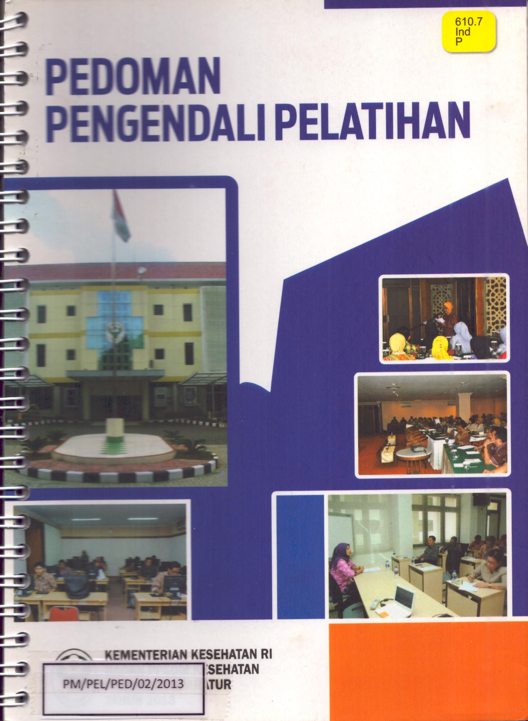 Cover Pedoman Pengendali Pelatihan / Badan Pengembangan dan Pemberdayaan Sumber Daya Manusia Kesehatan