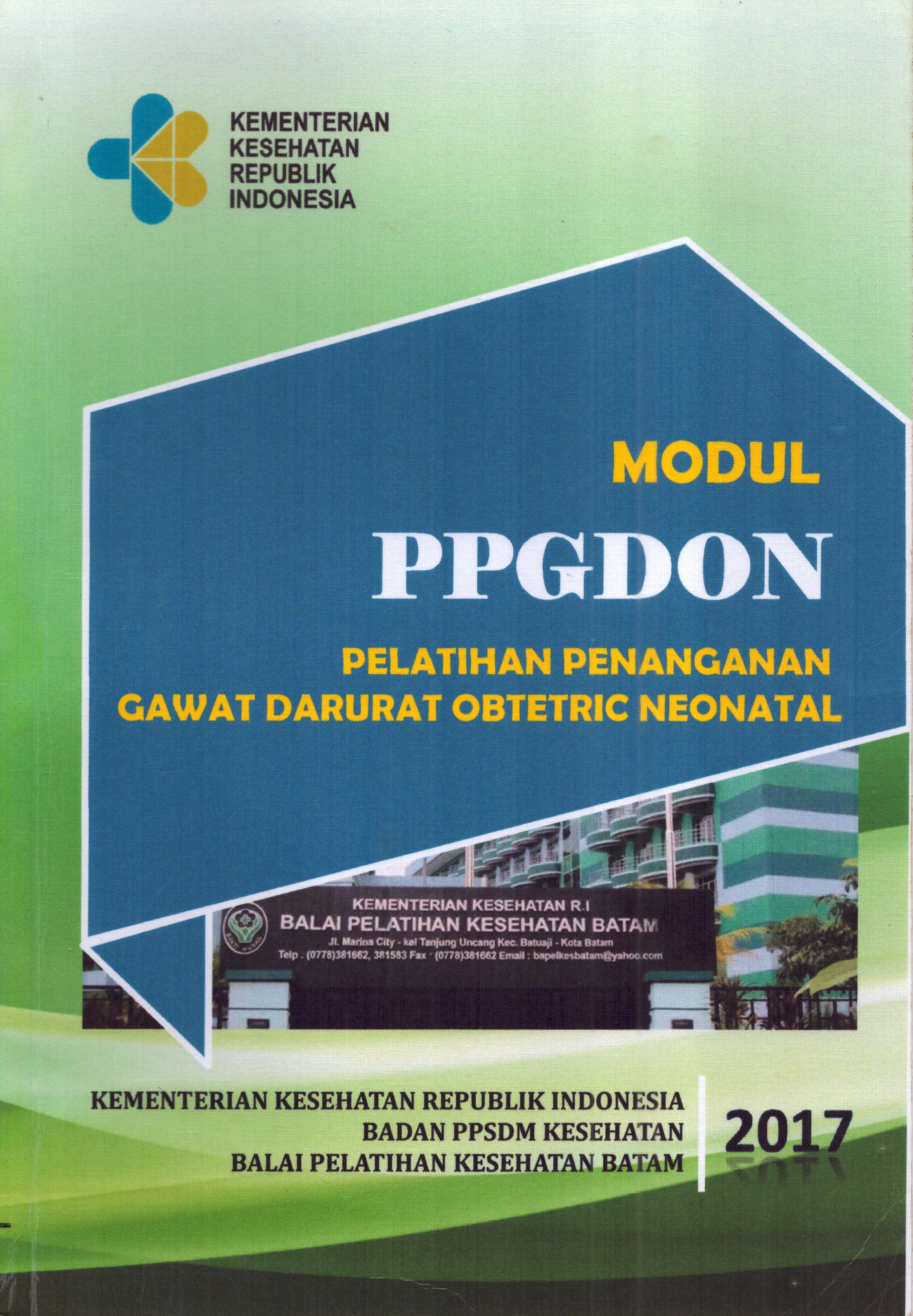 Cover Pelatihan Penanganan Gawat Darurat Obtetric Neonatal / Pelatihan Penanganan Gawat Darurat Obtetric Neonatal