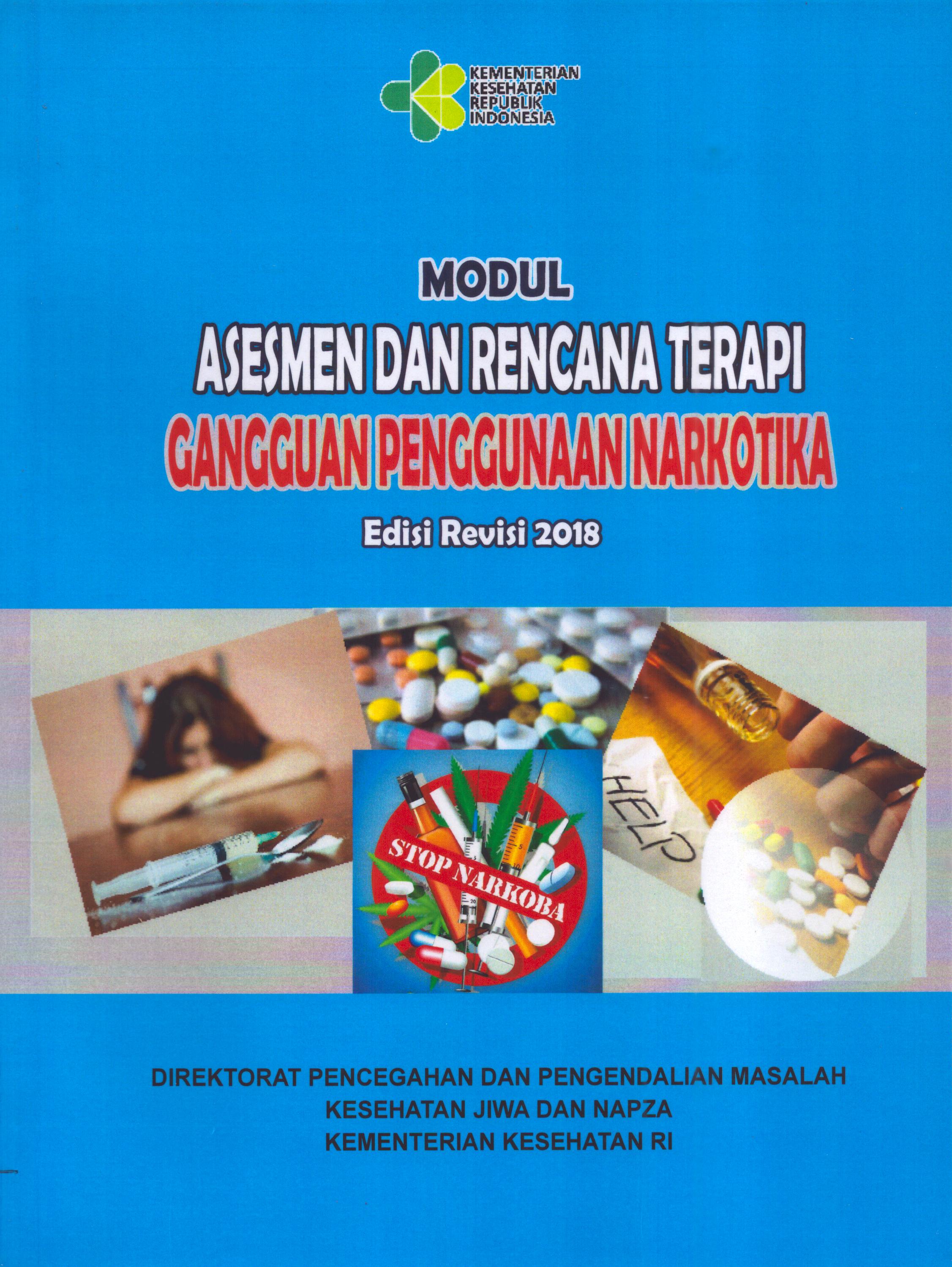 Cover Asesmen dan Rencana Terapi Gangguan Penggunaan Narkotika (1) / Kementerian Kesehatan