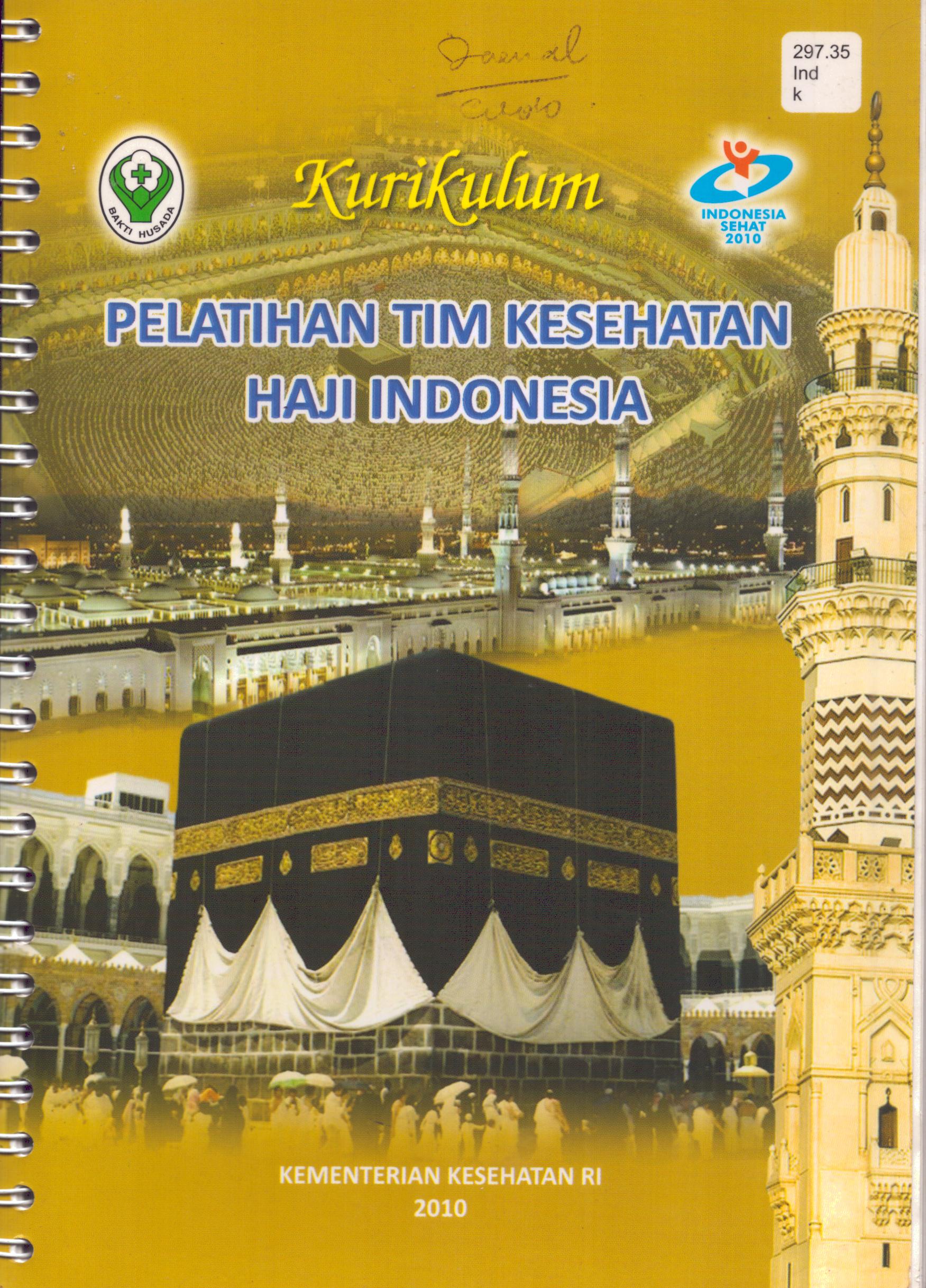 Cover Kurikulum Pelatihan Tim Kesehatan Haji Indonesia / Diklat Teknis & Fungsional