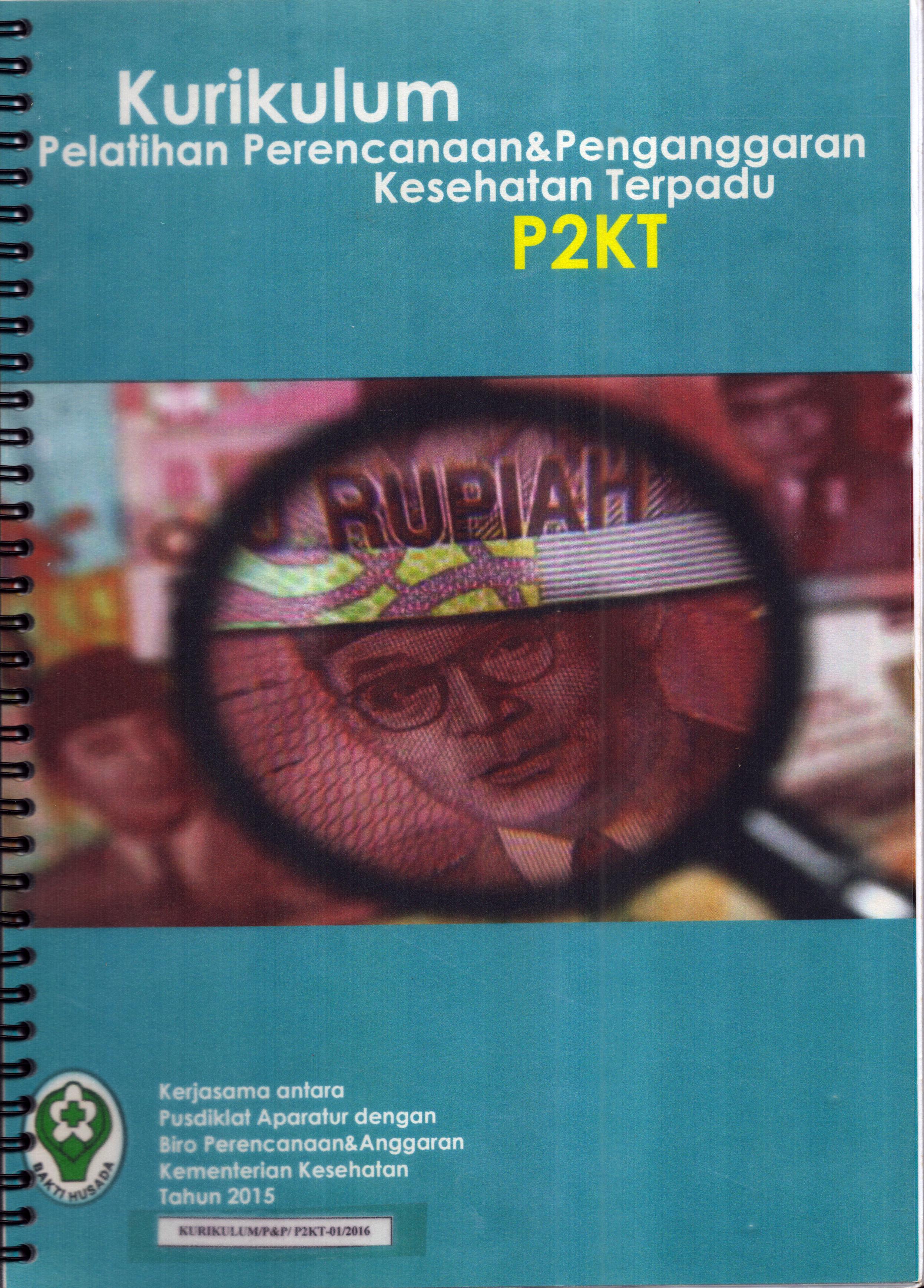 Cover Pelatihan Perencanaan & Penganggaran Kesehatan Terpadu P2KT / Biro Perencanaan & Anggaran