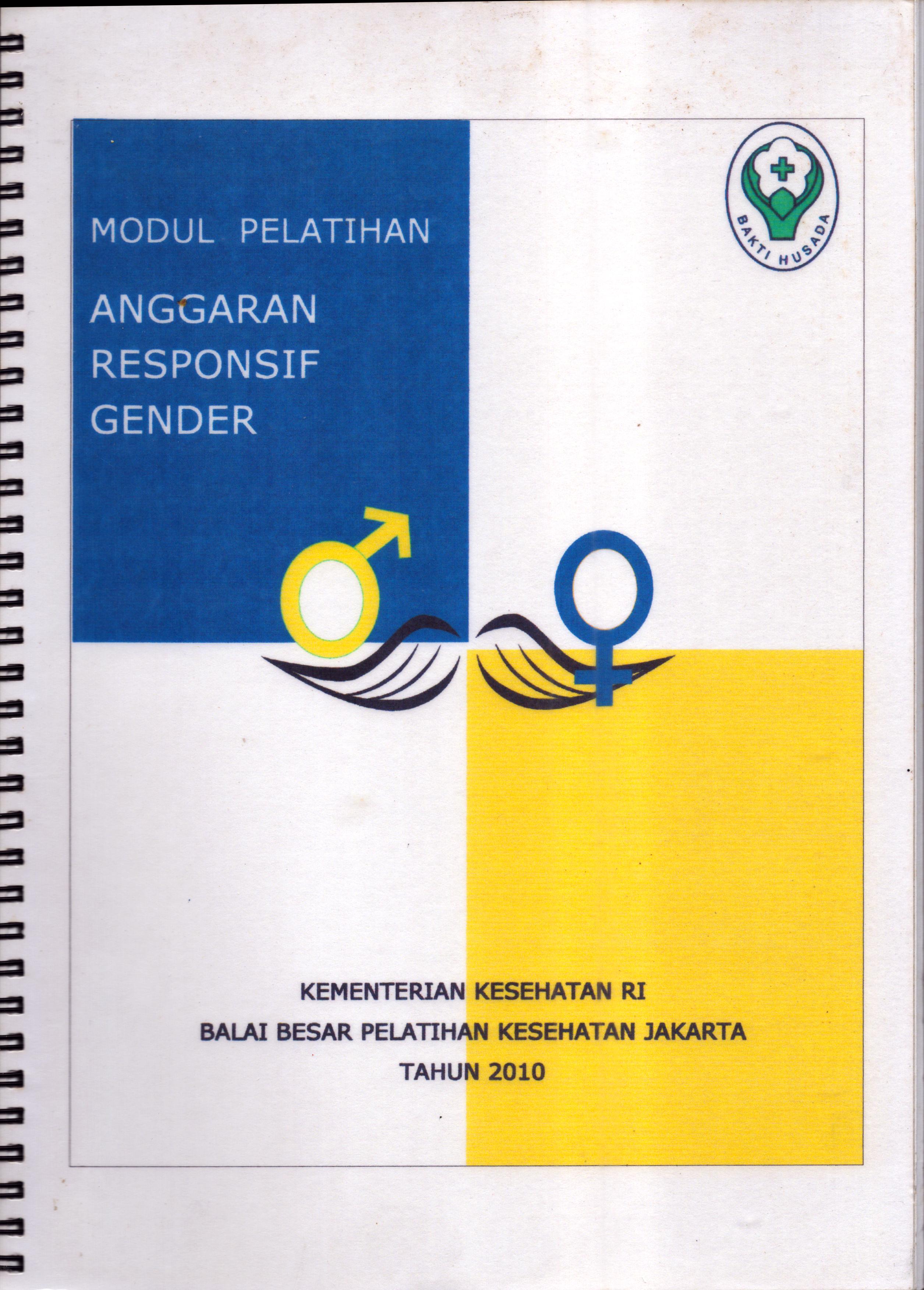 Cover Anggaran Responsif Gender / Balai Besar Pelatihan Kesehatan Jakarta