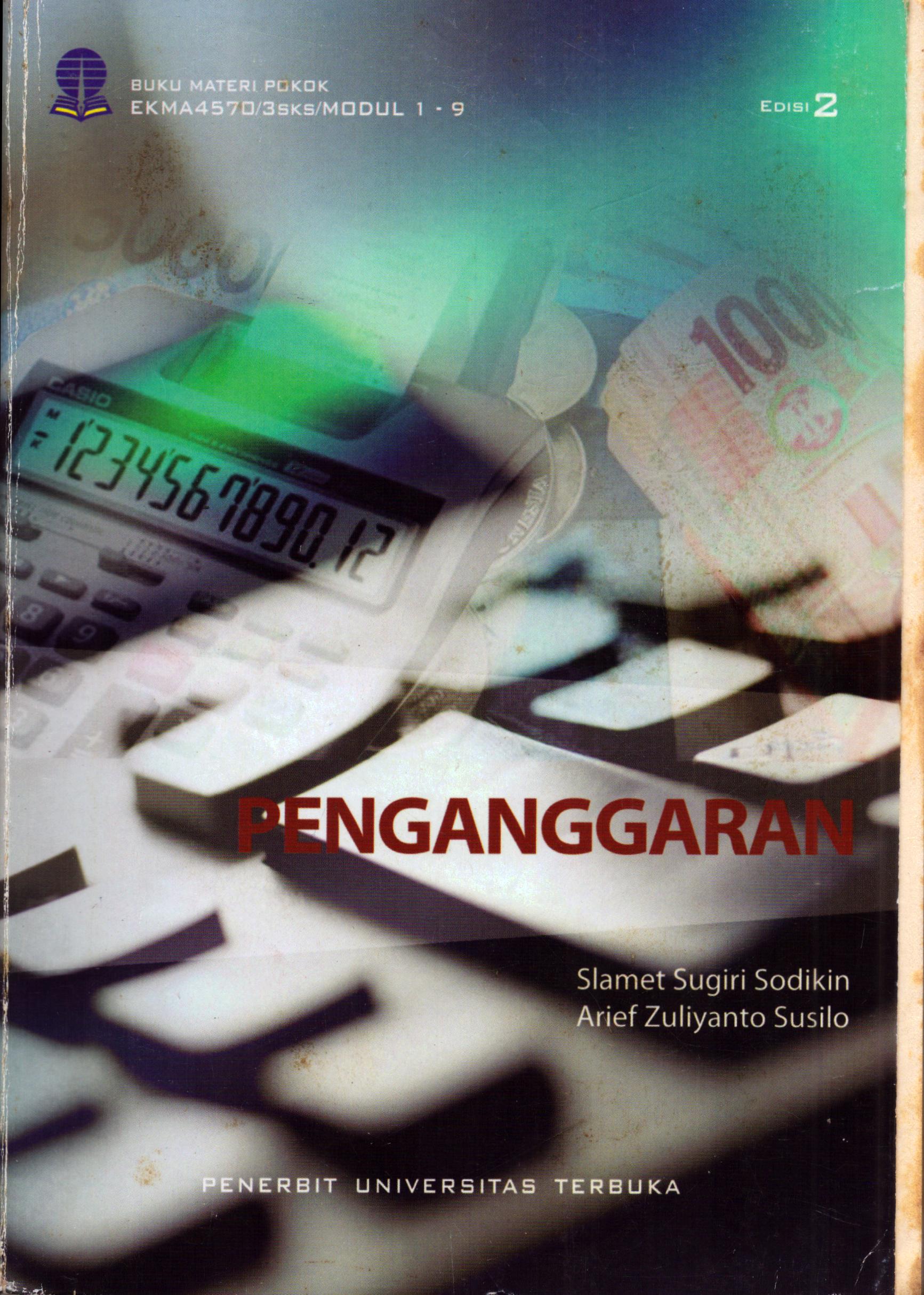 Cover Penganggaran :  Modul 1- 9 / Universitas Terbuka