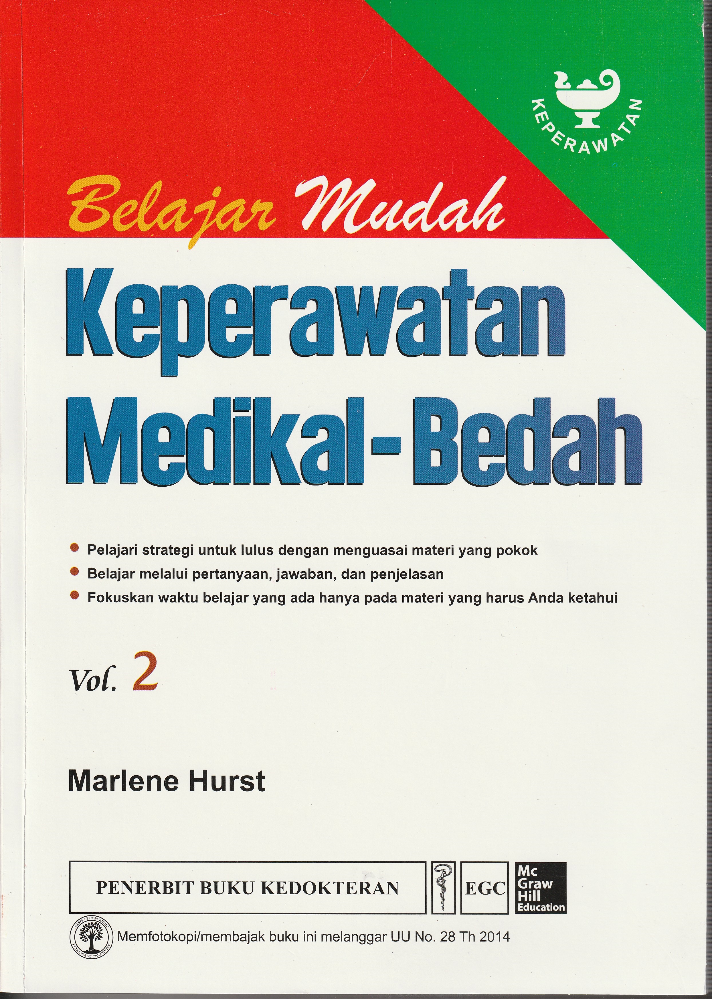 Cover Belajar Mudah Keperawatan Medikal-Bedah :  - / Marlene Hurst