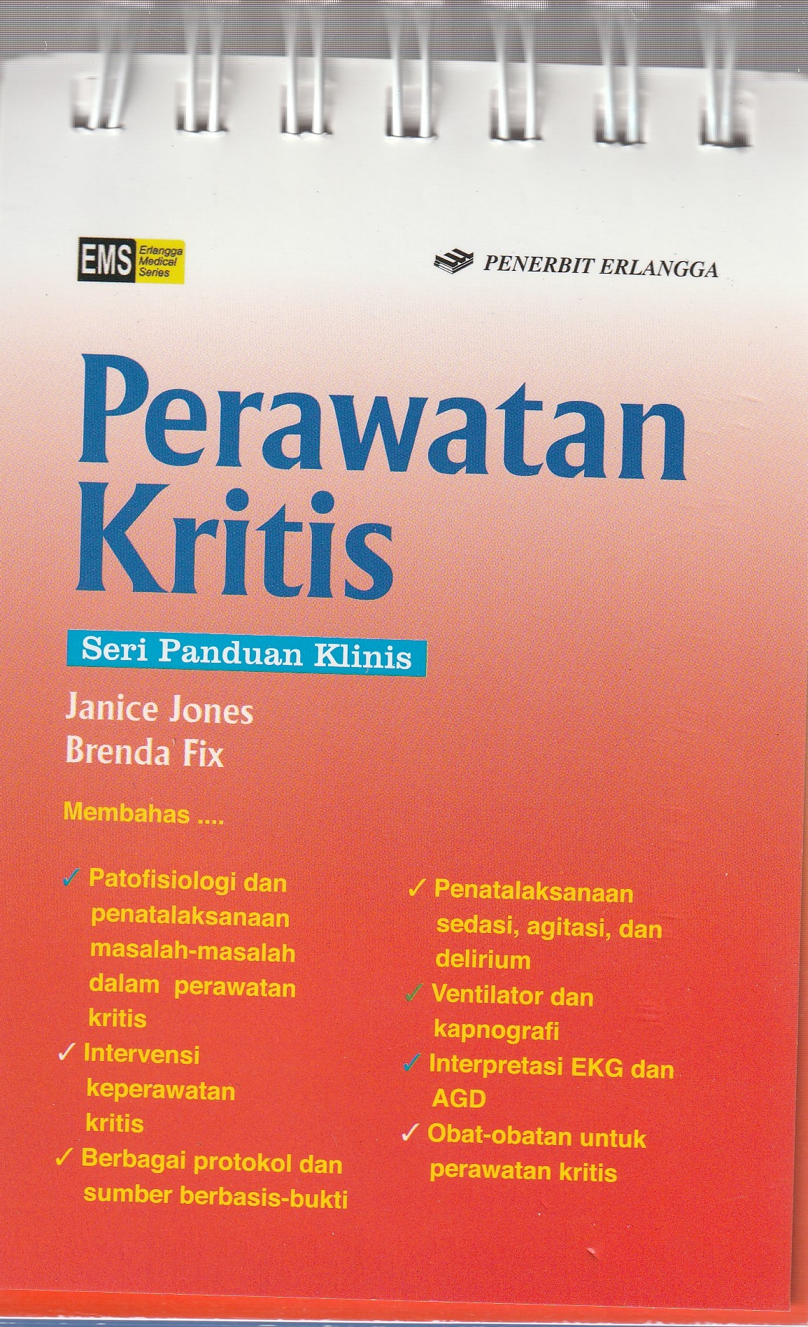 Cover Perawatan Kritis :  Seri Panduan Klinis / Jenice Jones