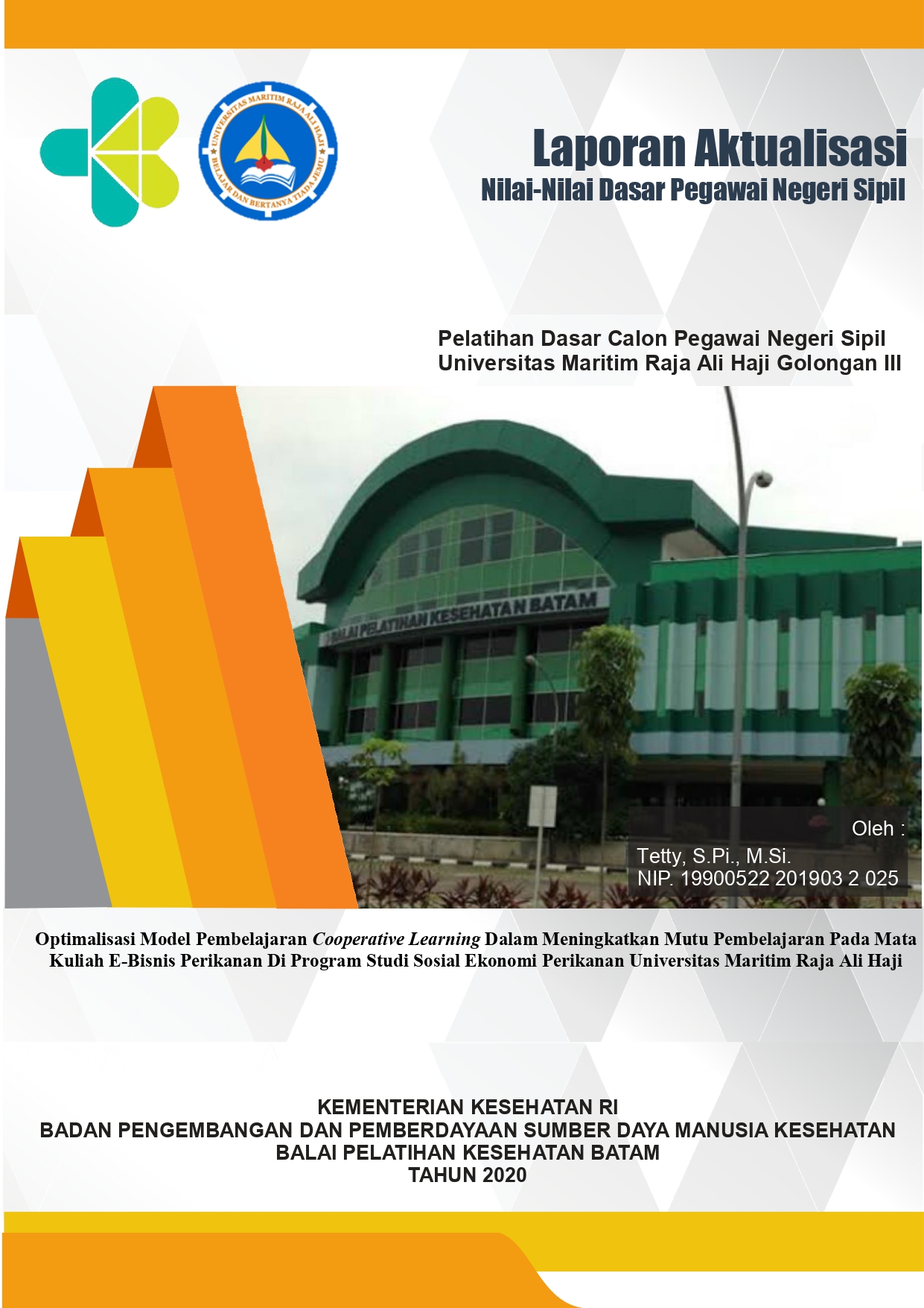 Cover Optimalisasi Model Pembelajaran Cooperative Learning Dalam Meningkatkan Mutu Pembelajaran Pada Mata Kuliah E-Bisnis Perikanan Di Program Studi Sosial Ekonomi Perikanan Universitas Maritim Raja Ali Haji / Tetty, S.Pi., M.Si