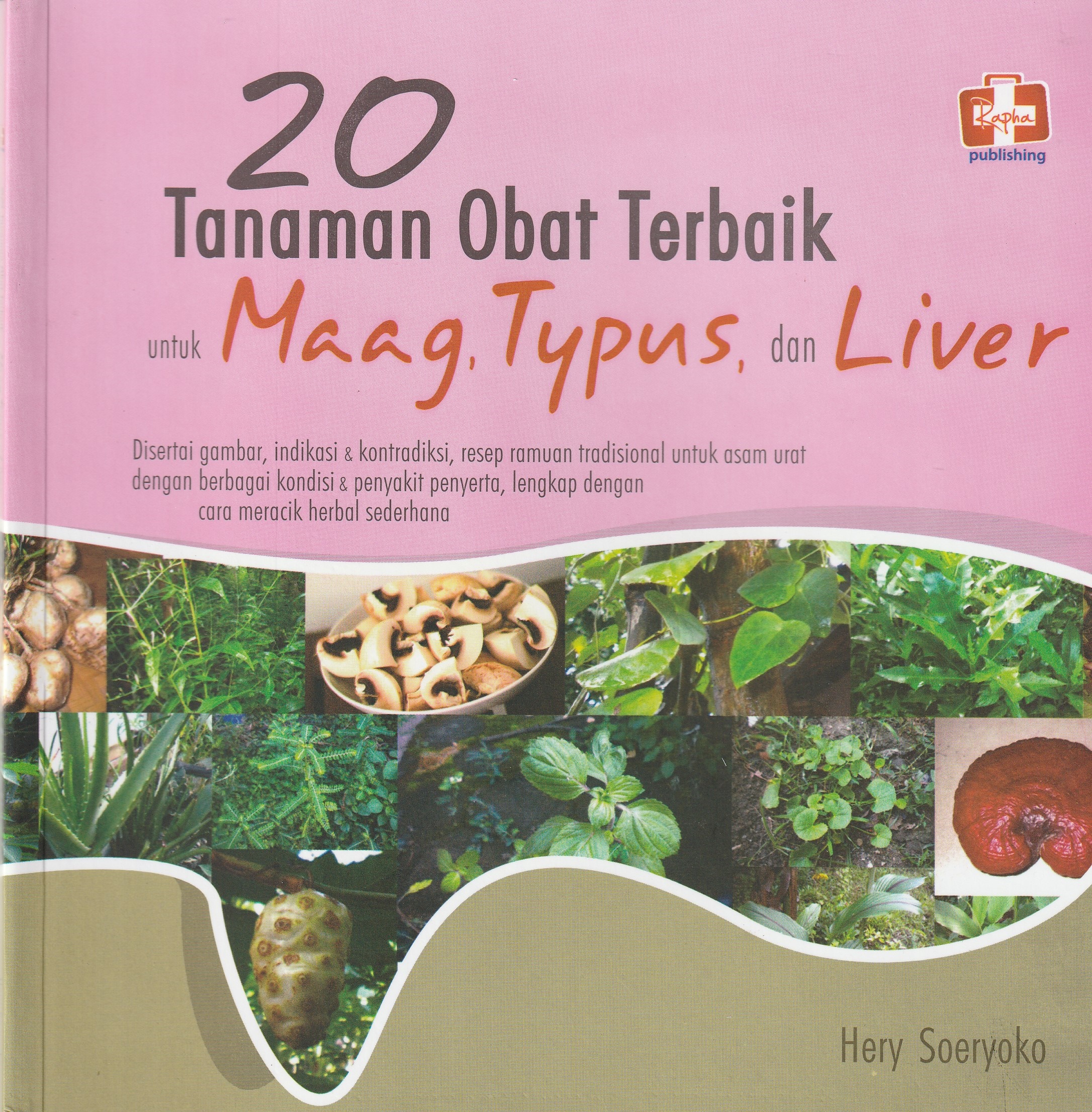 Cover 20 Tanaman Obat Terbaik :  untuk Maag, Typus, dan Liver / Hery Soeryoko