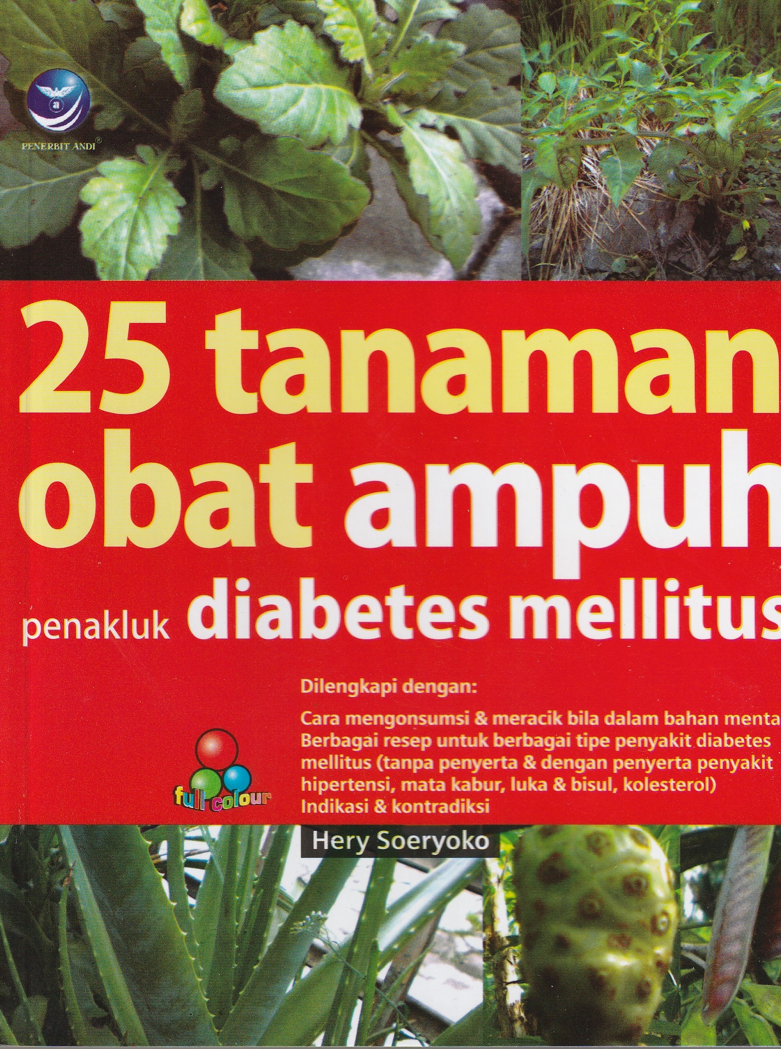 Cover 25 Tanaman Obat Ampuh :  penakluk Diabetes Mellitus / Hery Soeryoko