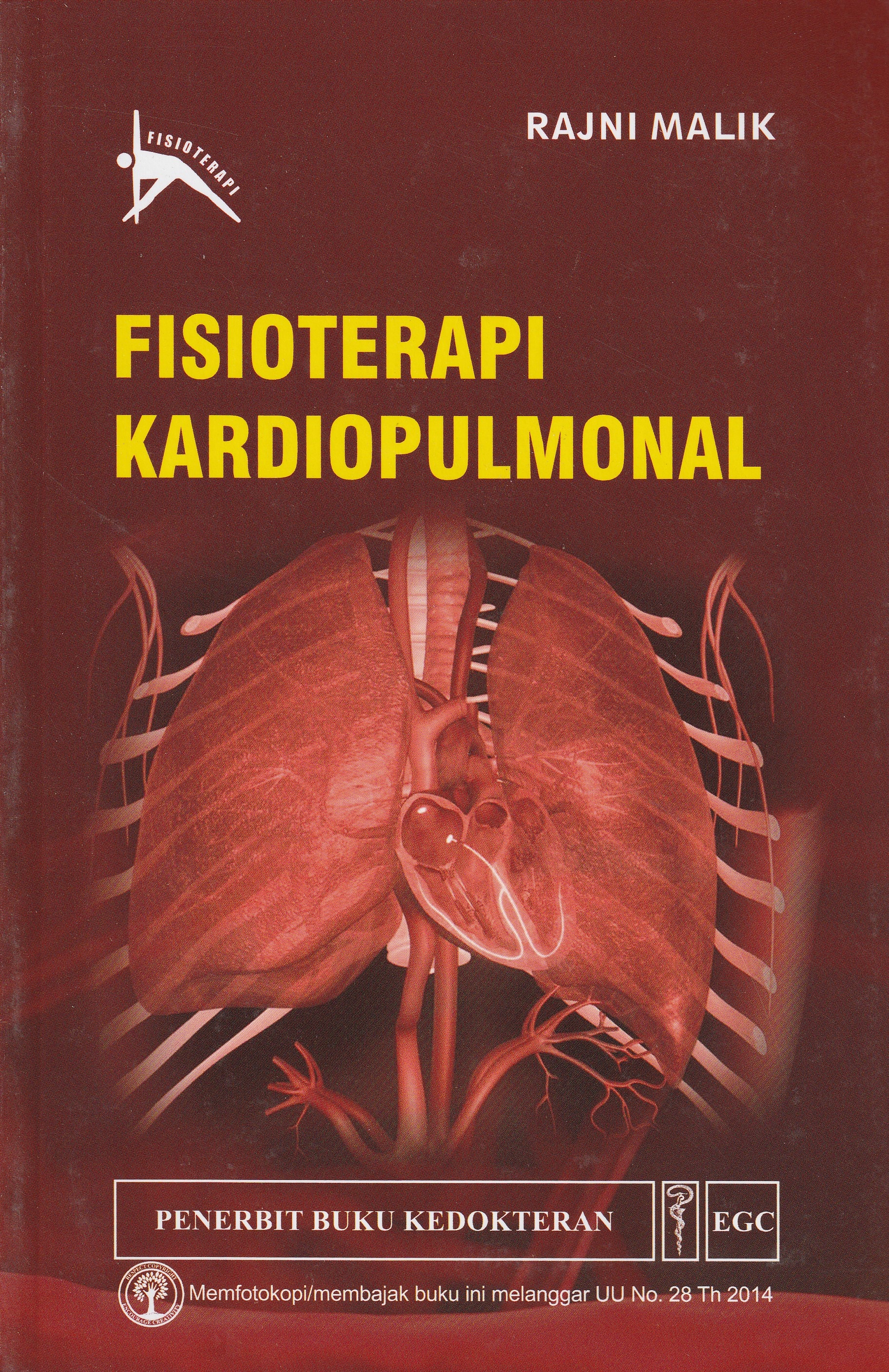Cover Fisioterapi Kardiopulmonal :  - / Rajni Malik